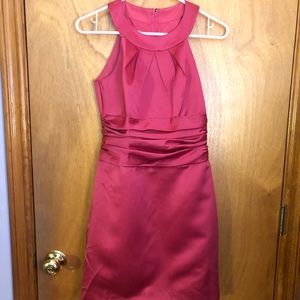 David’s Bridal Pink Knee Length Dress